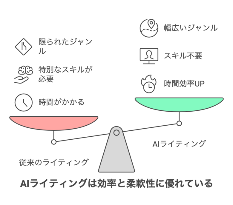 AIライティングで副業するメリット